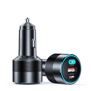 Choetech 130W Dual USB-C+ USB-A Fast Car Charger