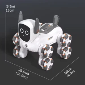 8‑Wheel Multi‑Functional RC Robot Dog