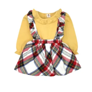 Button Up Checked Frock