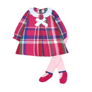 Dress Shirt Checked Frock