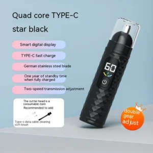 Electric Nose Hair Trimmer Men's Rechargeable