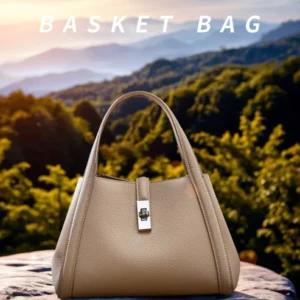 Fashionable Korean-style Large-capacity Leather Handbag