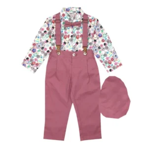 Little Gentleman's Suspenders Suit