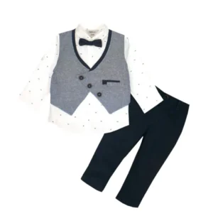 Waistcoat Set With Bow