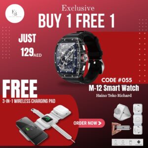 Smartwatch with Free 3-in-1 Charger Deal ( product code must be mention, )