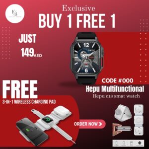 Smartwatch with Free 3-in-1 Charger Deal ( product code must be mention, )