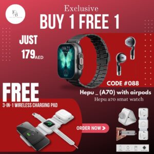 Smartwatch with Free 3-in-1 Charger Deal ( product code must be mention, )