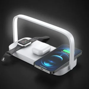 Three-in-one Mobile Phone Wireless Charger Small Night Lamp