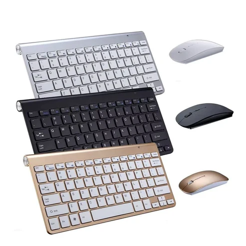Ultra‑Slim Wireless Keyboard & Mouse Combo